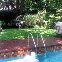 Artificial Grass Scotland, Virginia Rooftop, Above Ground Swimming Pool