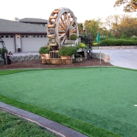 Synthetic Grass Elliston, Virginia Putting Green Flags, Front Yard Landscape Ideas