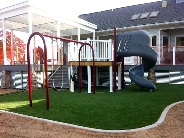 Synthetic Turf West Gate, Virginia Backyard Playground, Commercial Landscape