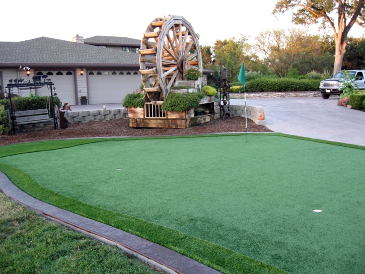 Synthetic Grass Elliston, Virginia Putting Green Flags, Front Yard Landscape Ideas